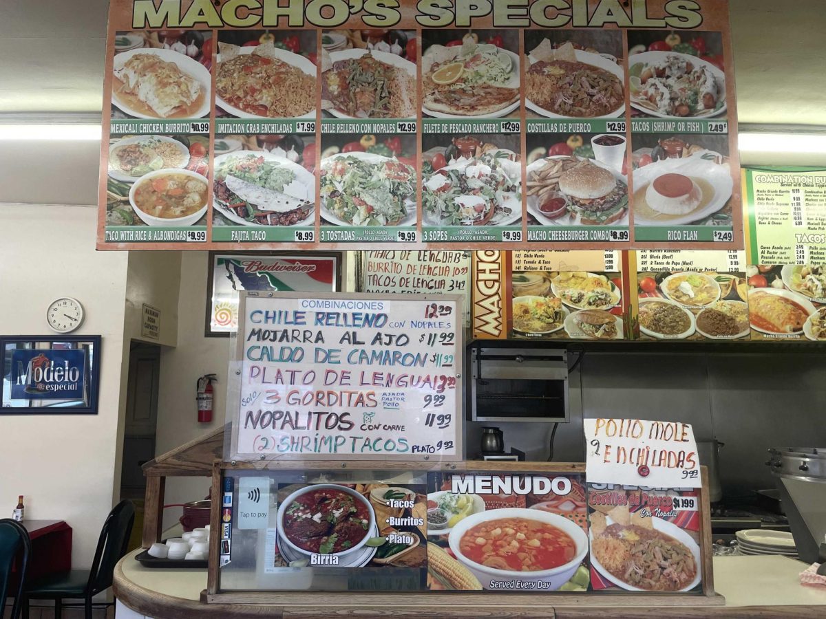 TIME TO DINE Macho Cafe offers a large variety of Mexican dishes.