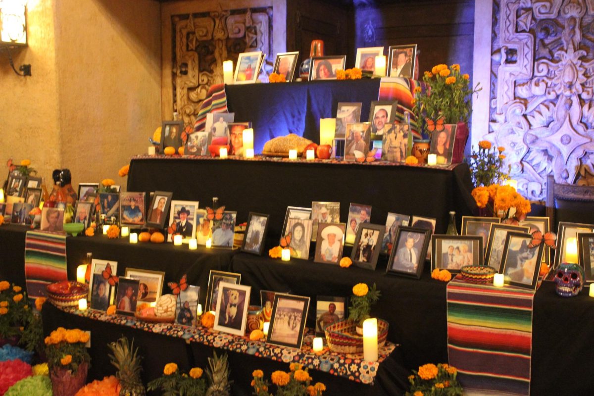 Residents+of+San+Gabriel+were+requested+to+submit+photos+of+loved+ones+to+place+on+a+communal+ofrenda%2C+or+altar%2C+for+the+event.+