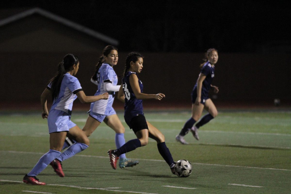 Girls soccers senior night game against Arroyo
