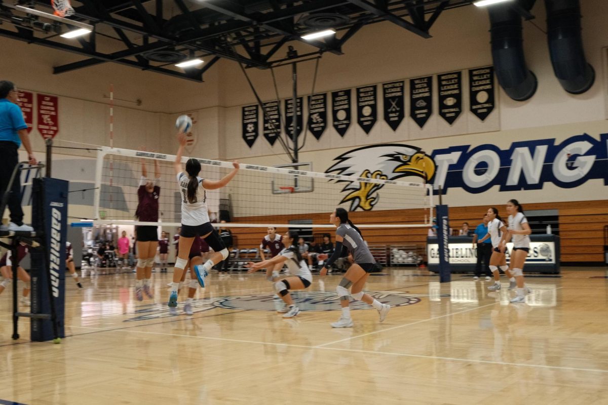 The Gabrielino girls volleyball team plays against Rosemead on 9/23.