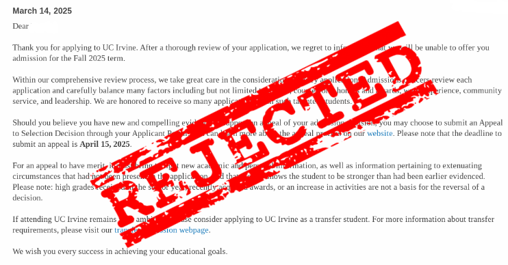 The 10: Ways to deal with college rejection