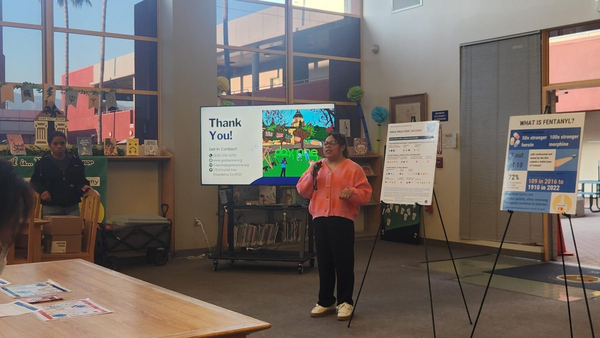 Day One presenter Nicole Centeno concluding the workshop. 