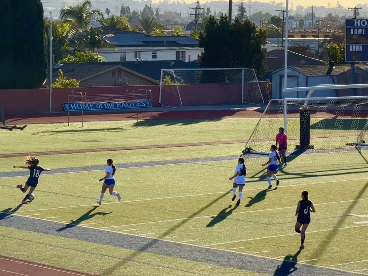 Gabrielino VS. El Monte girls soccer game on Jan.12.