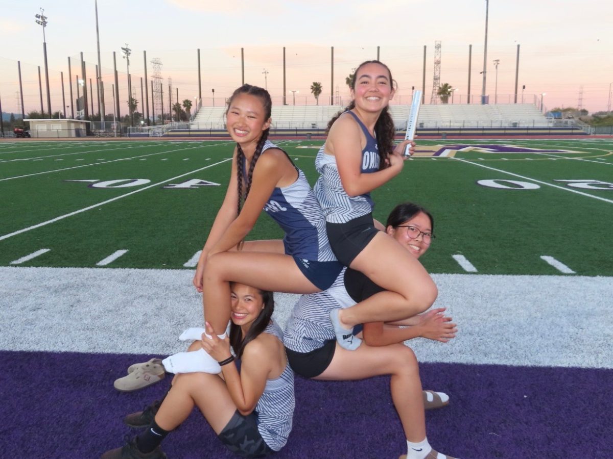 Freshman Joey Kuang creating memories with her track and field teammates