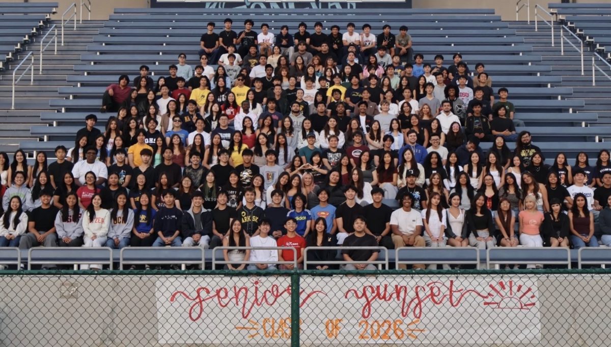 Class of 2026 at Senior Sunset. Image courtesy of @gabrielino_2026 on Instagram.